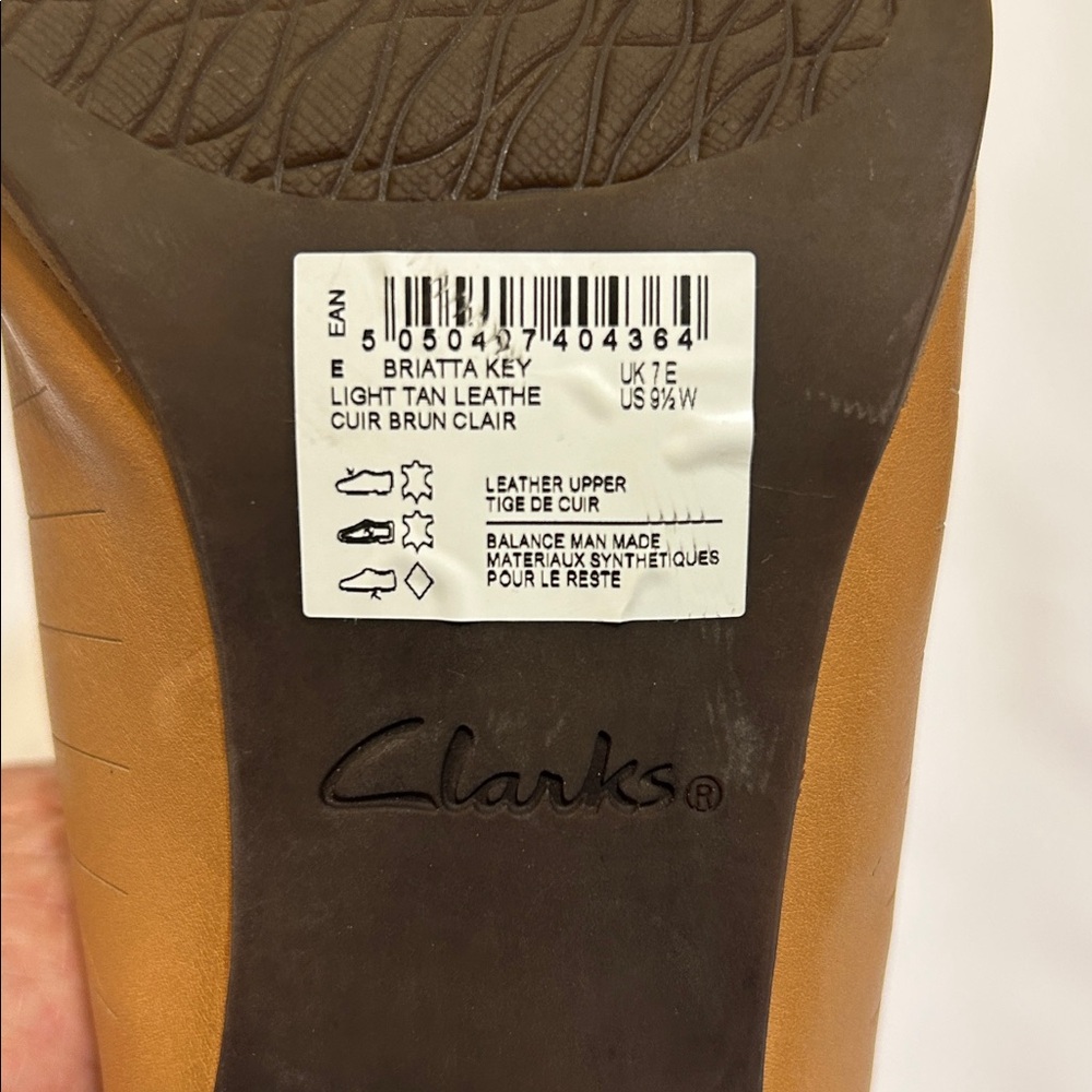 Clarks Artisan Slingback Block Heel Sandal. New Without Tags - Picture 8 of 8